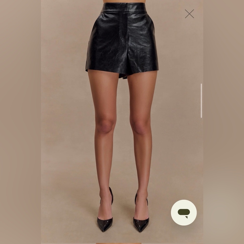 Arabelle Faux Leather Shorts